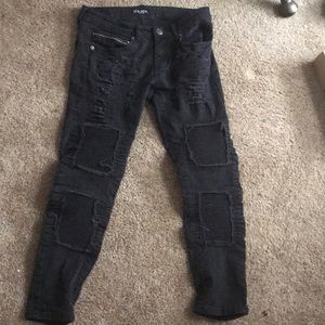 Black premium jeans